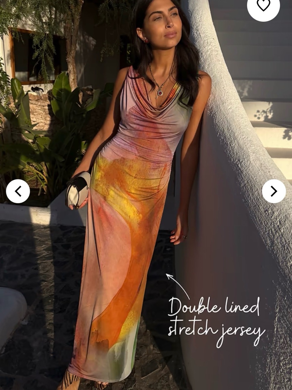 Never Fully Dressed Abstract Malika Maxi Dress *NWT*